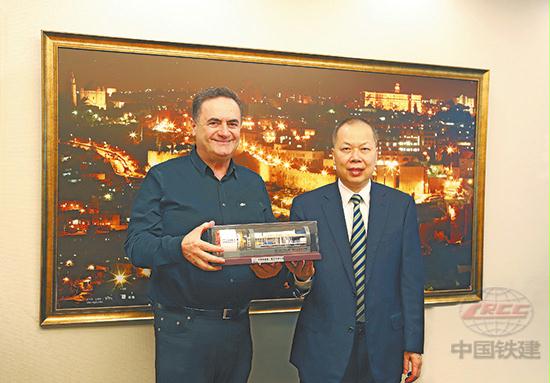 陈奋健董事长会见以色列交通与道路安全部部长伊斯拉尔•卡茨(张健文 摄).jpg